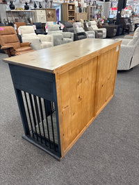 Feliz Three Drawer TV Console & Dog Crate
