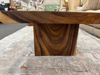Teak Wood Live Edge Coffee Table
