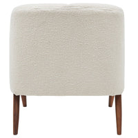 New Pacific Direct Florence Faux Shearling Accent Chair – Beige