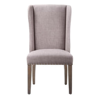 Alex Upholstered Wingback Dining Chair – Dolphin