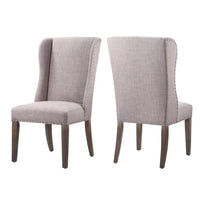 Alex Upholstered Wingback Dining Chair – Dolphin