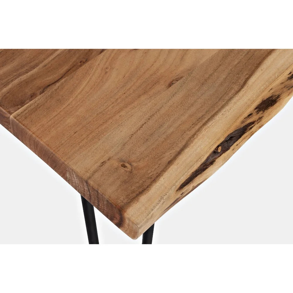 Nature’s Edge 60" Solid Acacia Live Edge Dining Table – Natural