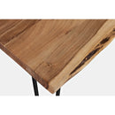 Nature’s Edge 60" Solid Acacia Live Edge Dining Table – Natural