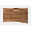 Nature’s Edge 60" Solid Acacia Live Edge Dining Table – Natural