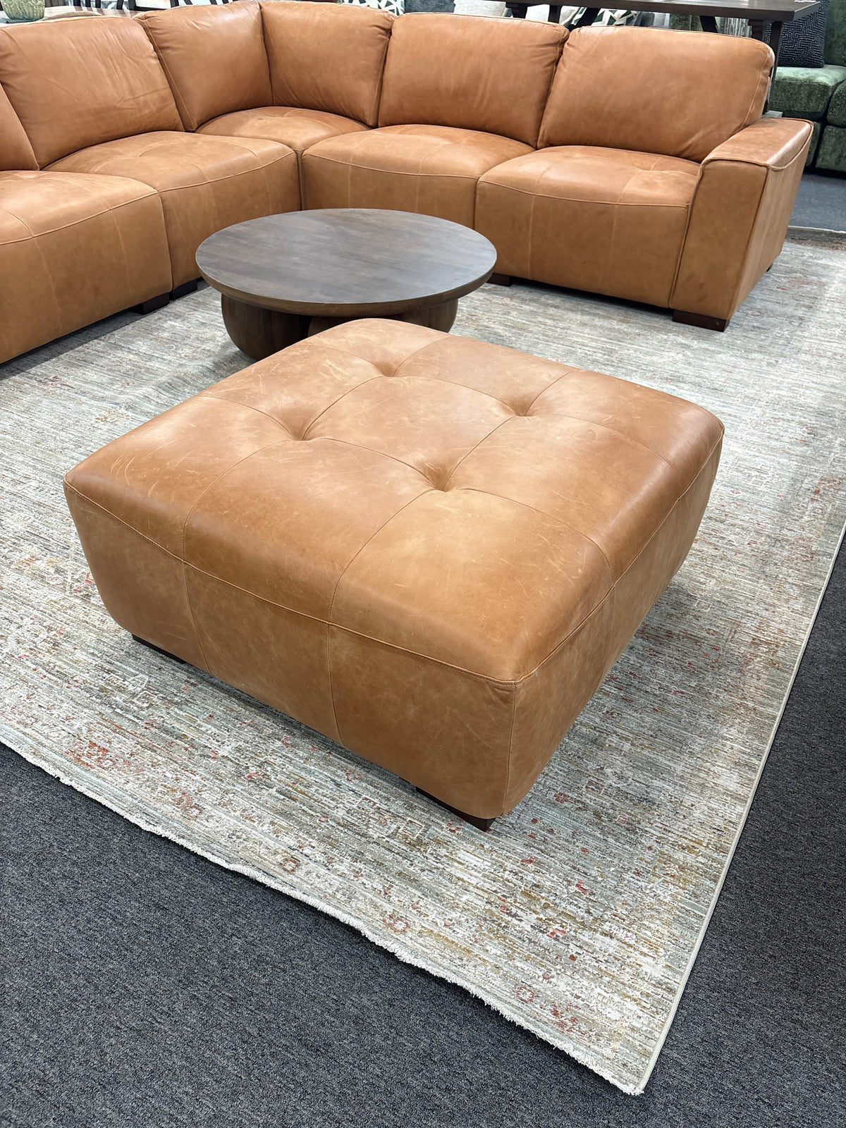 Maverick Saddle Ottoman