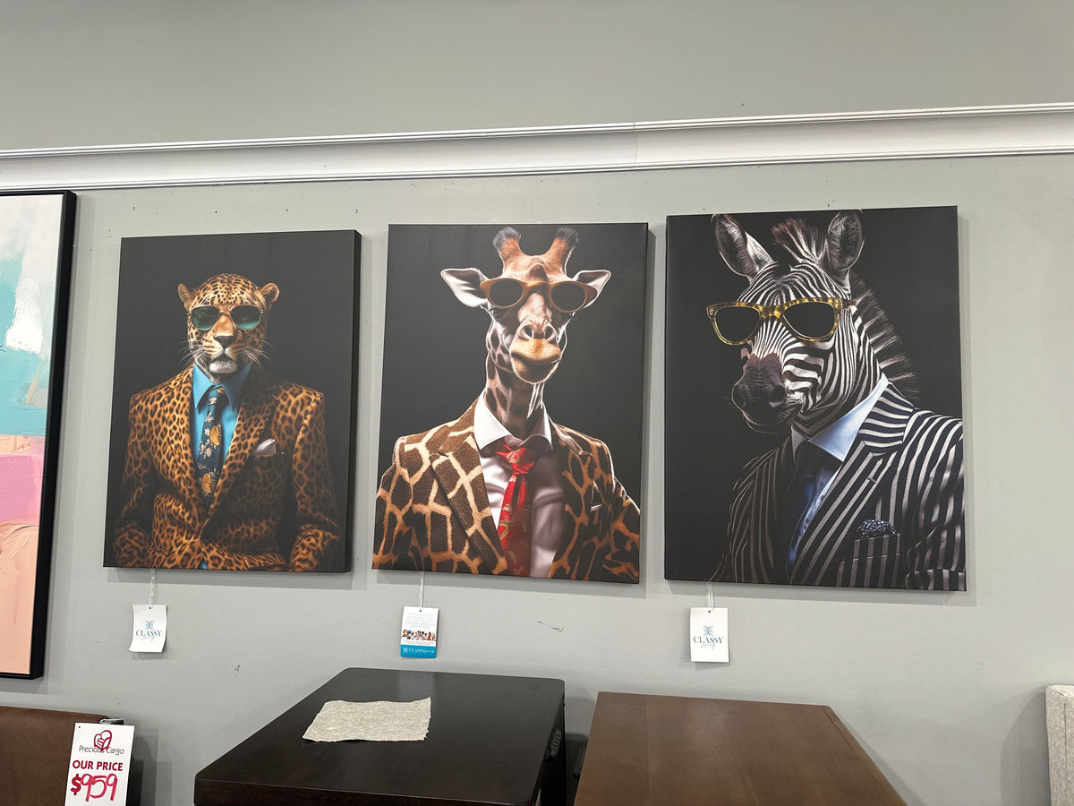 Professional Zoo Art (Set of 3)