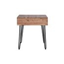 Rollins End Table with Drawer – Natural