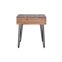 Rollins End Table with Drawer – Natural