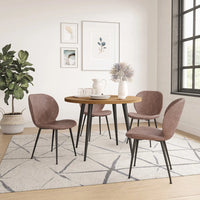 Prelude 42" Round Dining Table – Walnut or Suede