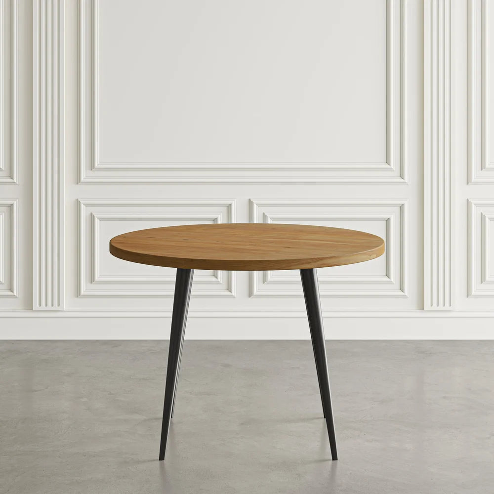 Prelude 42" Round Dining Table – Walnut or Suede