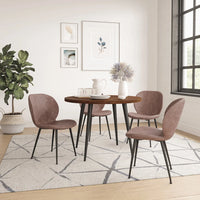 Prelude 42" Round Dining Table – Walnut or Suede