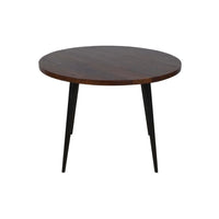 Prelude 42" Round Dining Table – Walnut or Suede