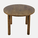 Bodhi 42" Round Solid Mango Wood Dining Table – Brown