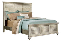 Brockton Panel Bed – Light Wheat