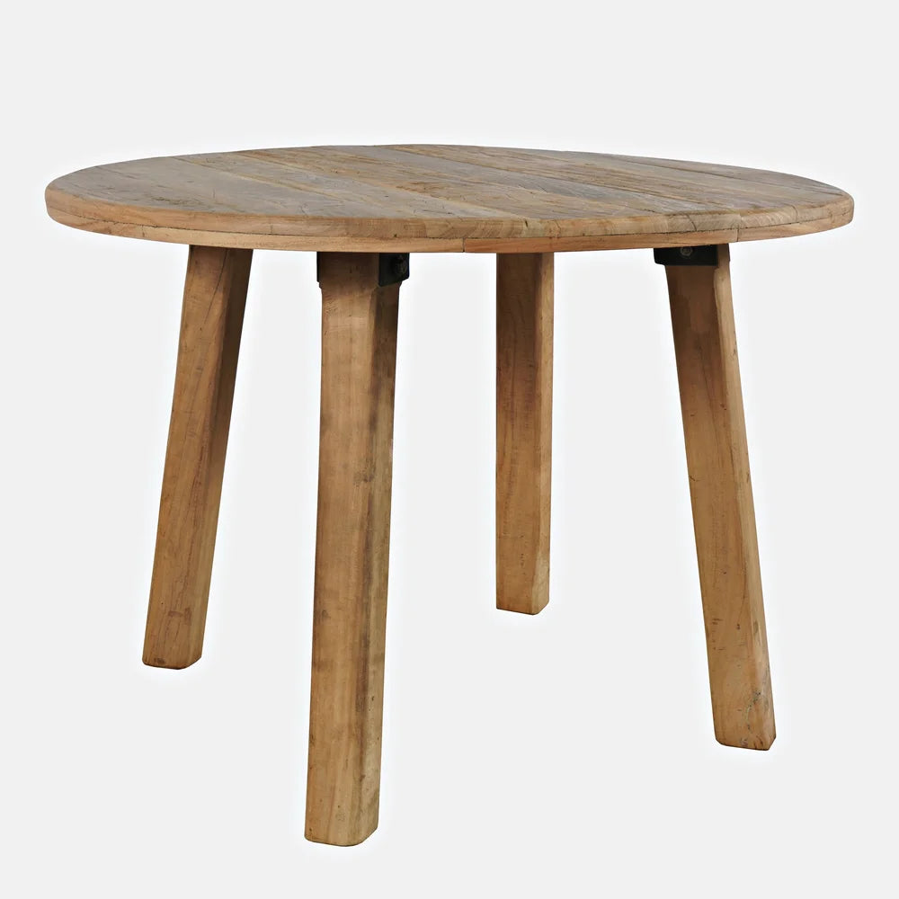 Reclamation 42" Round Solid Wood Dining Table