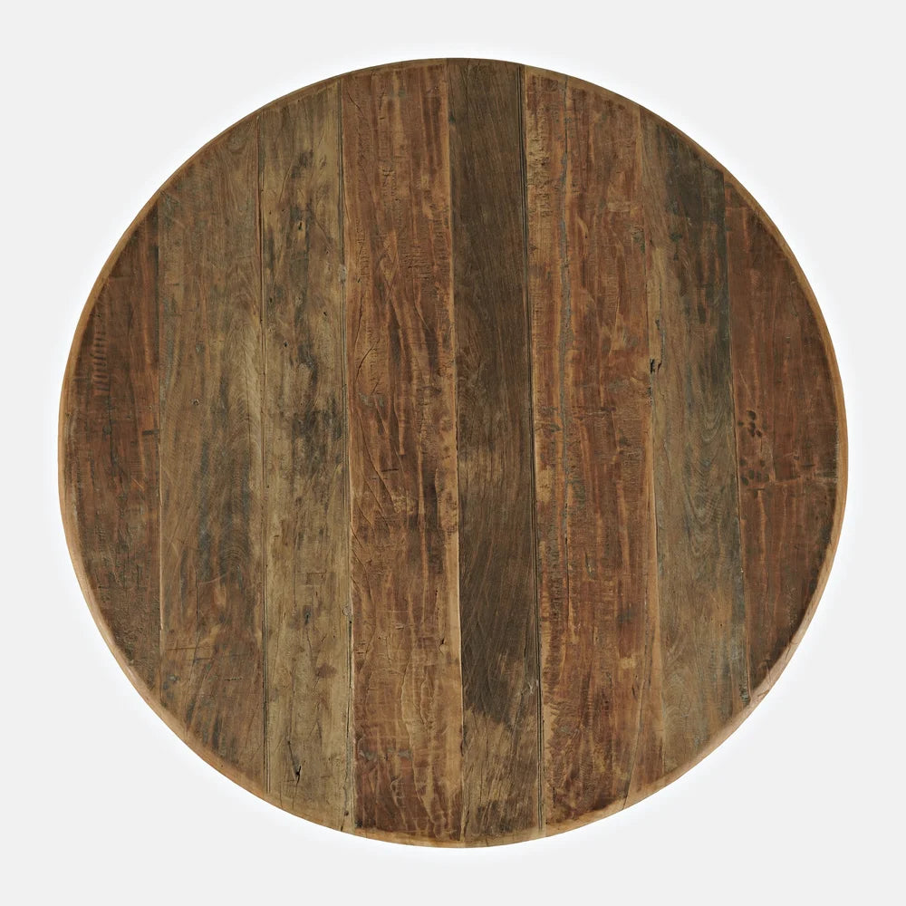 Reclamation 42" Round Solid Wood Dining Table