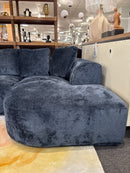 Quinn Modern Sectional In Navy