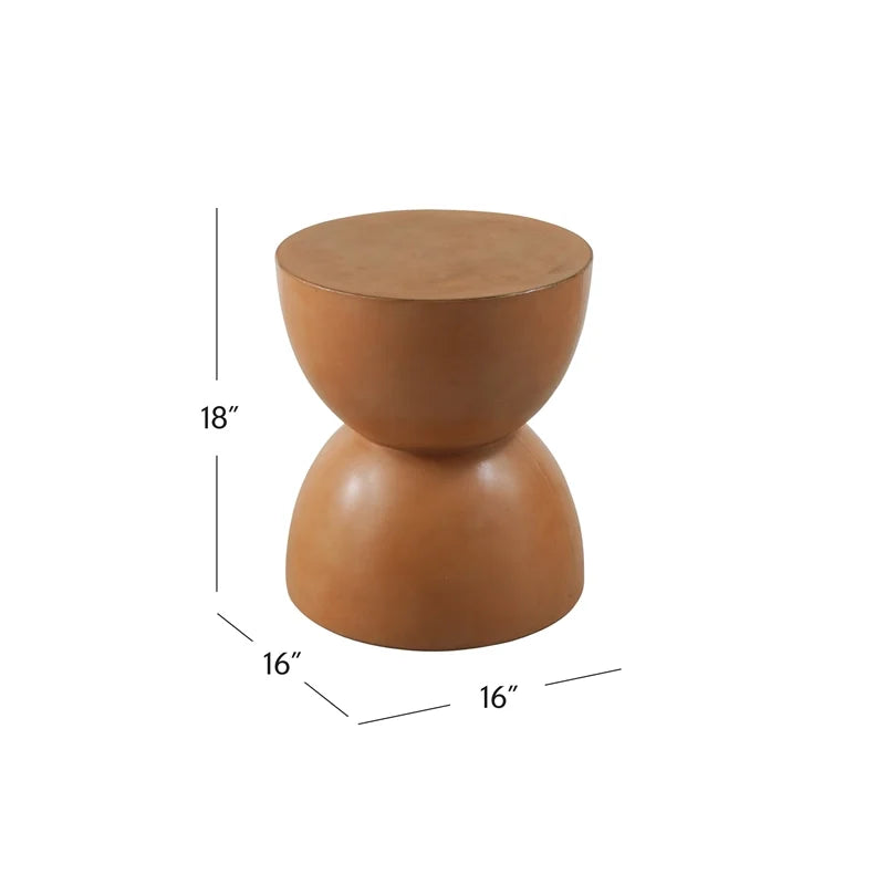 Bassett Mirror Alejandro Accent Table – Washed Orange