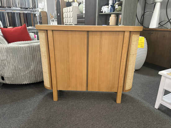 Elara Two-Door Sideboard with Cane Details – Natural