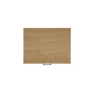 Loft 2-Drawer Fabric Nightstand – Natural Maple & Gray