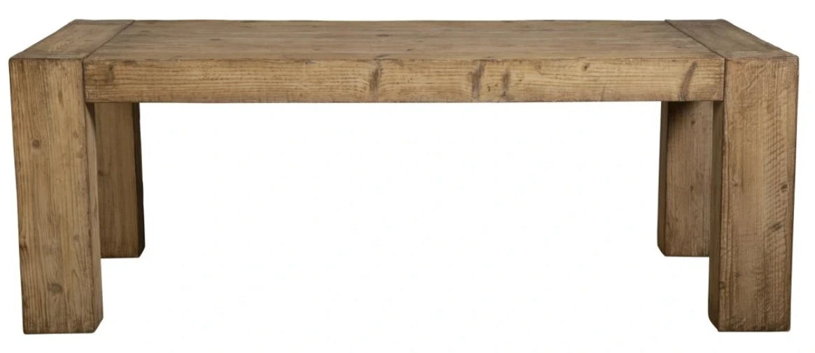 Maxwell 84” Rectangular Reclaimed Pine Dining Table