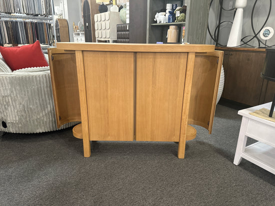 Elara Two-Door Sideboard with Cane Details – Natural