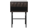 Latina Side Table with Drawer — Dark Oak