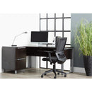 Crescent 63" Left-Facing Desk - Espresso