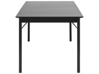 Savona 71" Extendable Dining Table - Black Oak