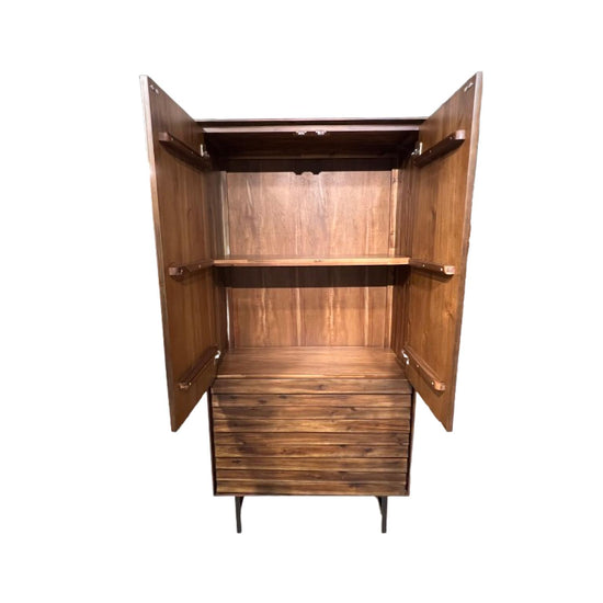 Emerson 79" Tall Wine Cabinet – Espresso