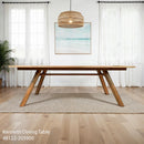 Kenneth 84" Dining Table – Natural Blonde