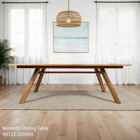 Kenneth 84" Dining Table – Natural Blonde