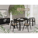 Monsun Dining Table - Black Oak