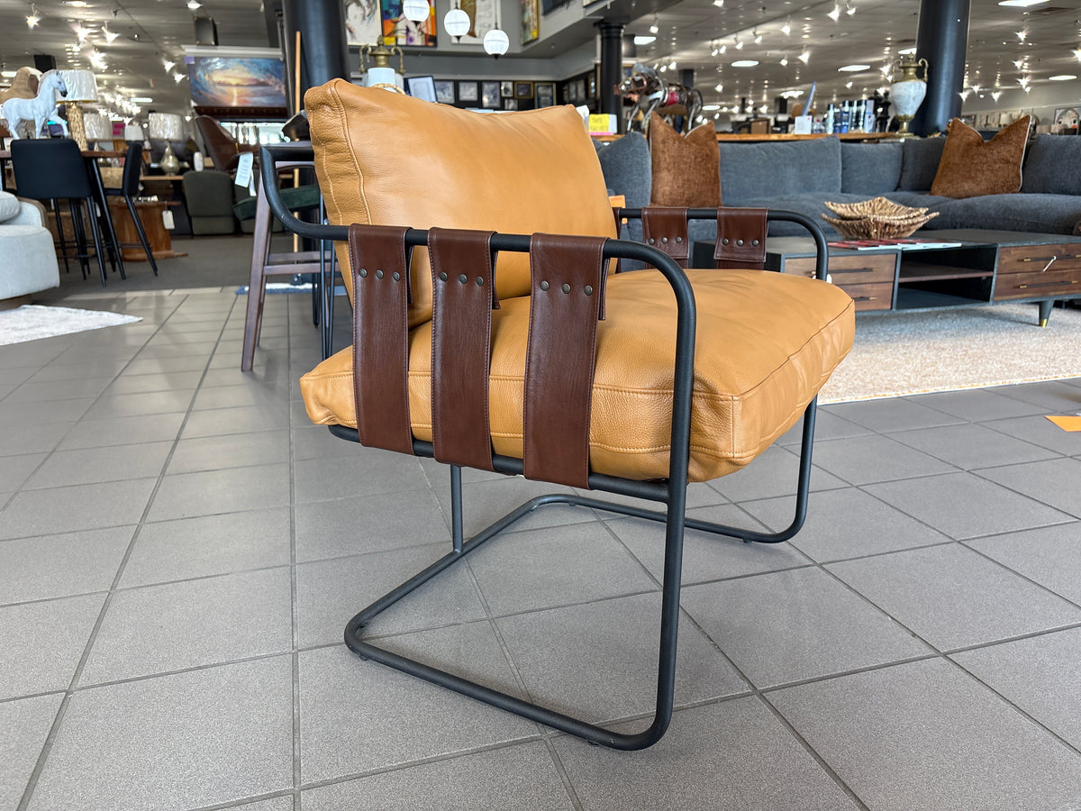 Toluca Chair With Brown Leather Accent CH 53007646