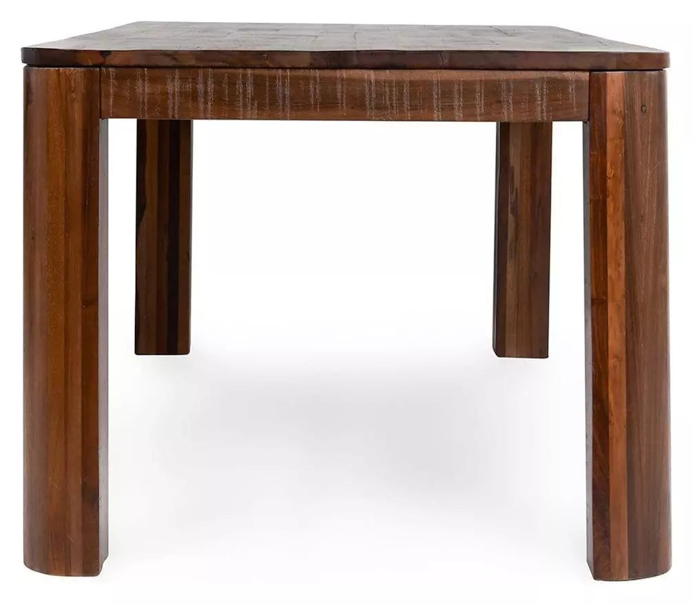 Nemi 84" Reclaimed Pine Dining Table – Rustic Brown