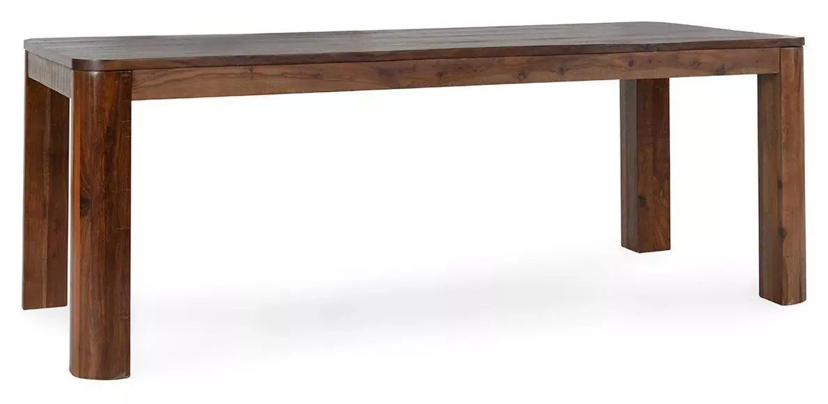 Nemi 84" Reclaimed Pine Dining Table – Rustic Brown
