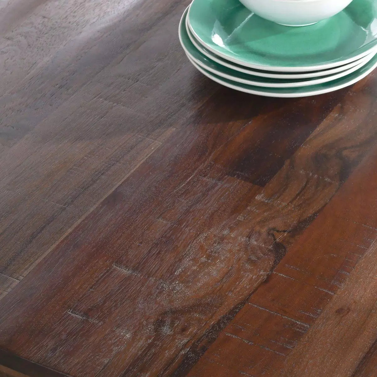 Nemi 84" Reclaimed Pine Dining Table – Rustic Brown