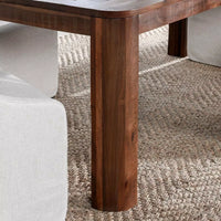 Nemi 84" Reclaimed Pine Dining Table – Rustic Brown