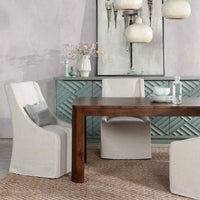 Nemi 84" Reclaimed Pine Dining Table – Rustic Brown