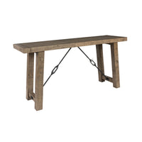 Classic Home Tuscany Console Table – Distressed Brown