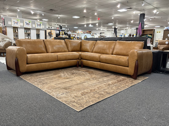 Leather Italia Macon Leather Sectional