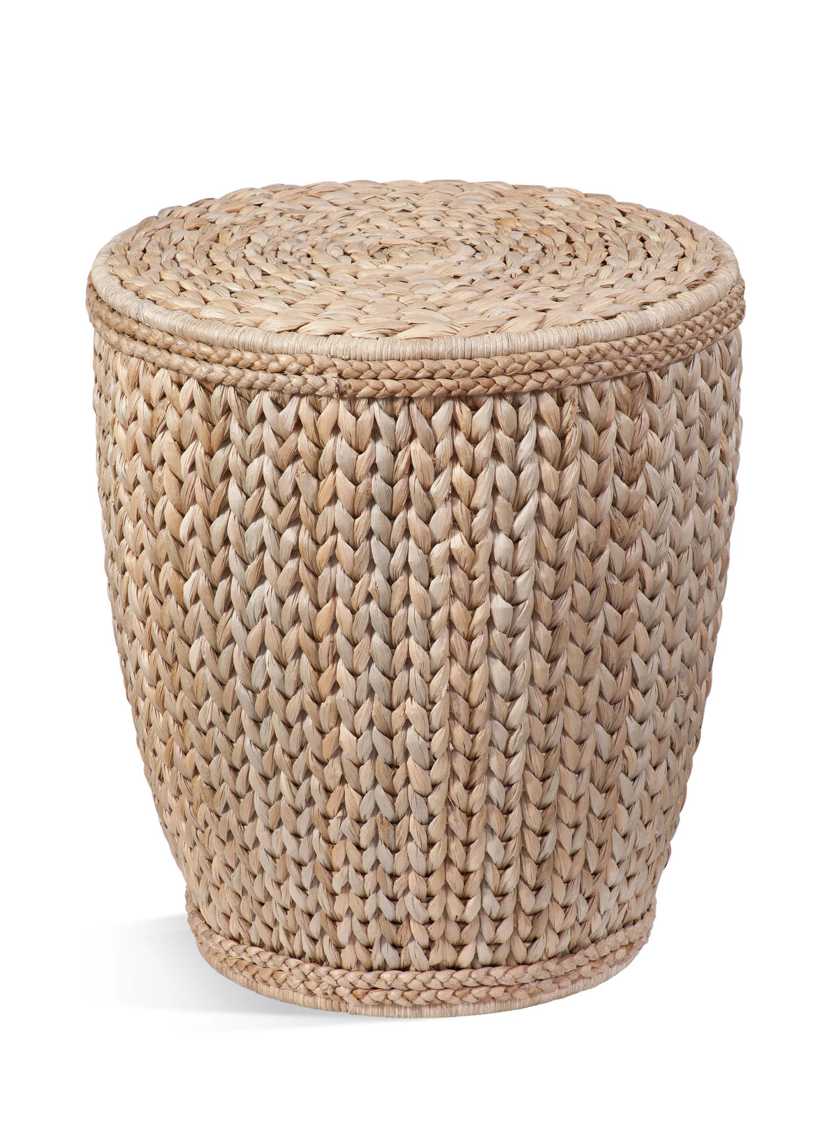 Bassett Mirror Caffey Round Woven End Table – Natural