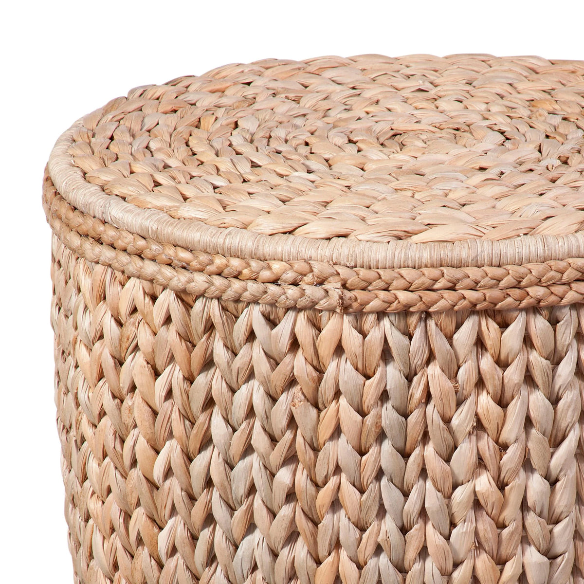 Bassett Mirror Caffey Round Woven End Table – Natural