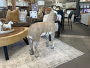 Vintage Style Sheep Relic – Wood & Fabric