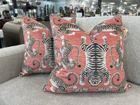 Tabby Coral Down Filled Pillow