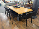 Orion 94" Rectangular Dining Table – Light Natural