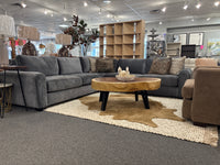 Alan White Hera 3-Piece L Shaped Sectional with Rounded Modern Arm