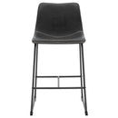 Vesta Faux Leather Counter Stools - Set of 2