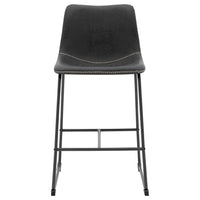 Vesta Faux Leather Counter Stools - Set of 2