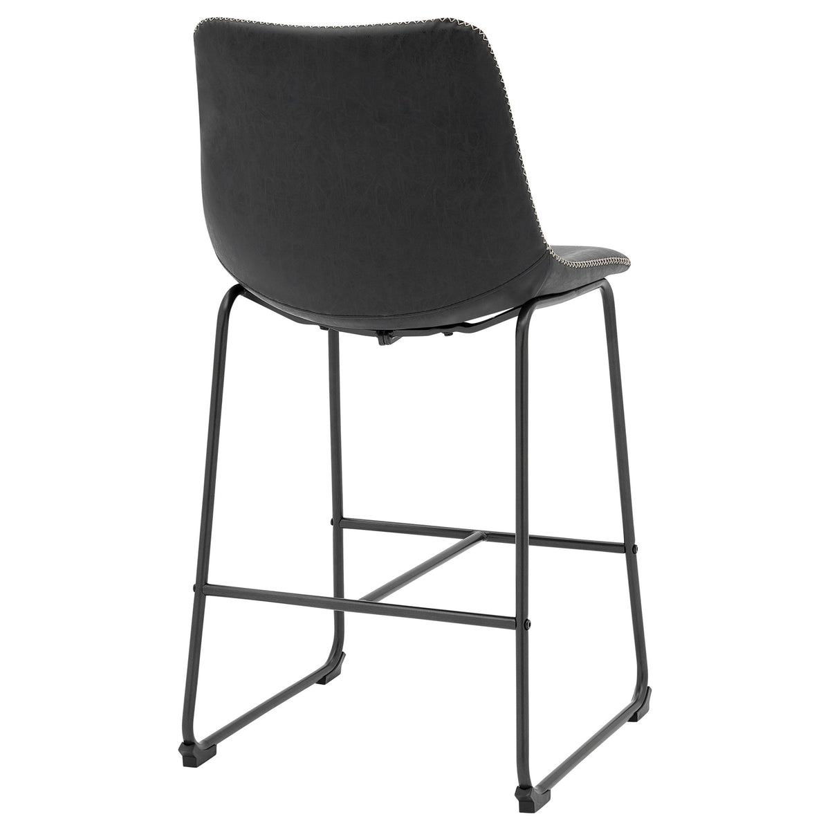 Vesta Faux Leather Counter Stools - Set of 2